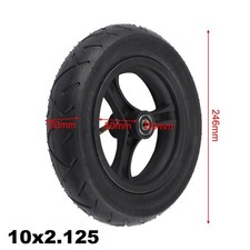 10 Inch Tire and Inner Tube for Enhanced For Scooter Stability 10x2 125