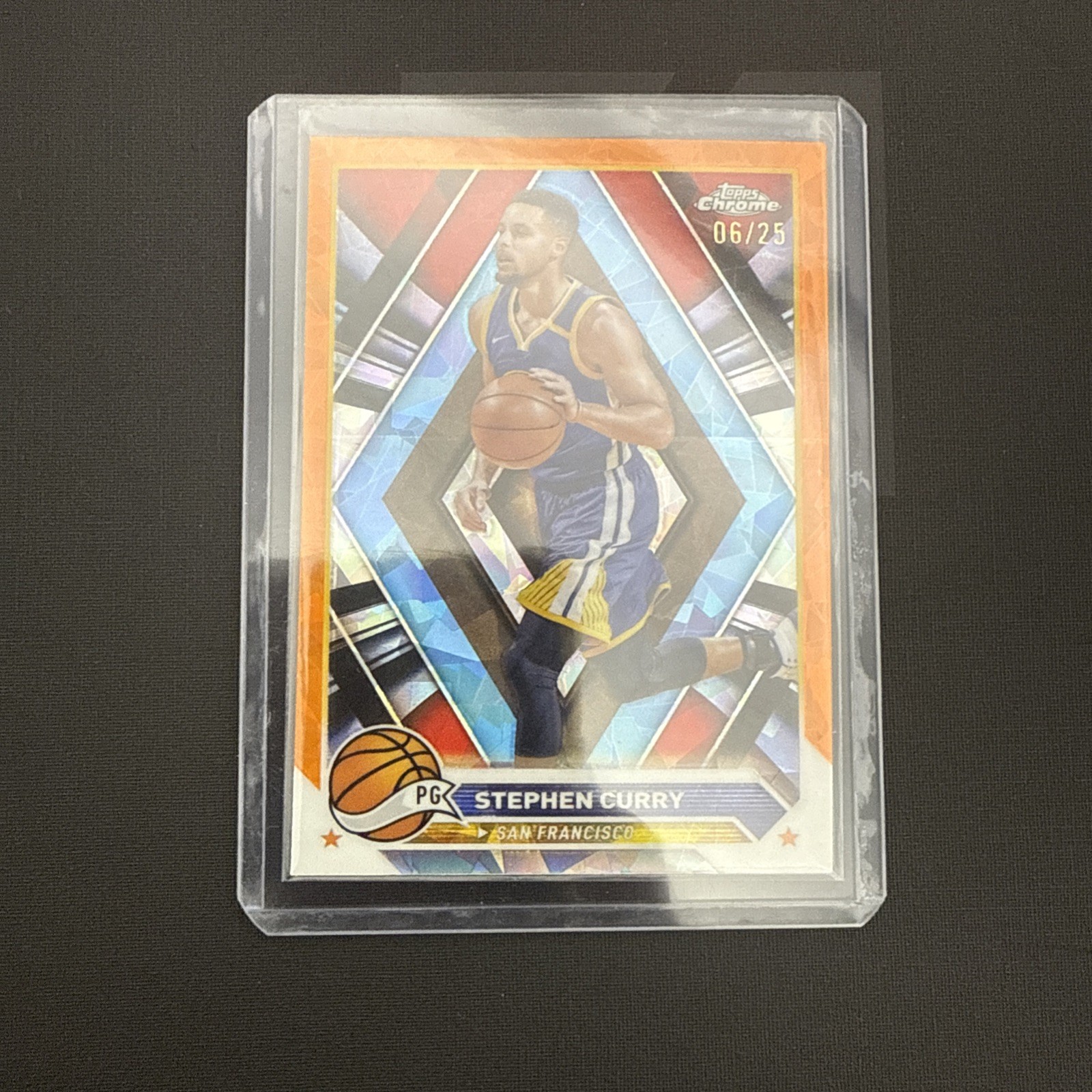 2023-24 Topps Chrome Sapphire Edition - Stephen Curry #30 Orange /25