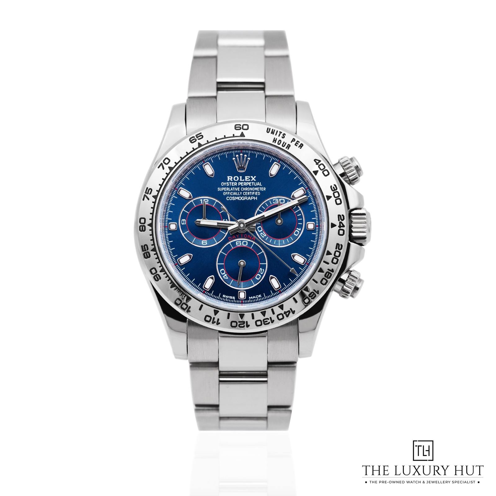 Rolex Daytona 116509 - 2017, Box & Papers 18ct White Gold 40mm Blue Dial image 6