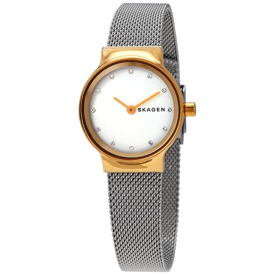 Skagen Women's Freja Stainless Steel Silver Tone Mesh Wrist Watch