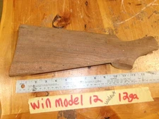 Winchester model 12 American Black Walnut 12ga semi-inletted stock