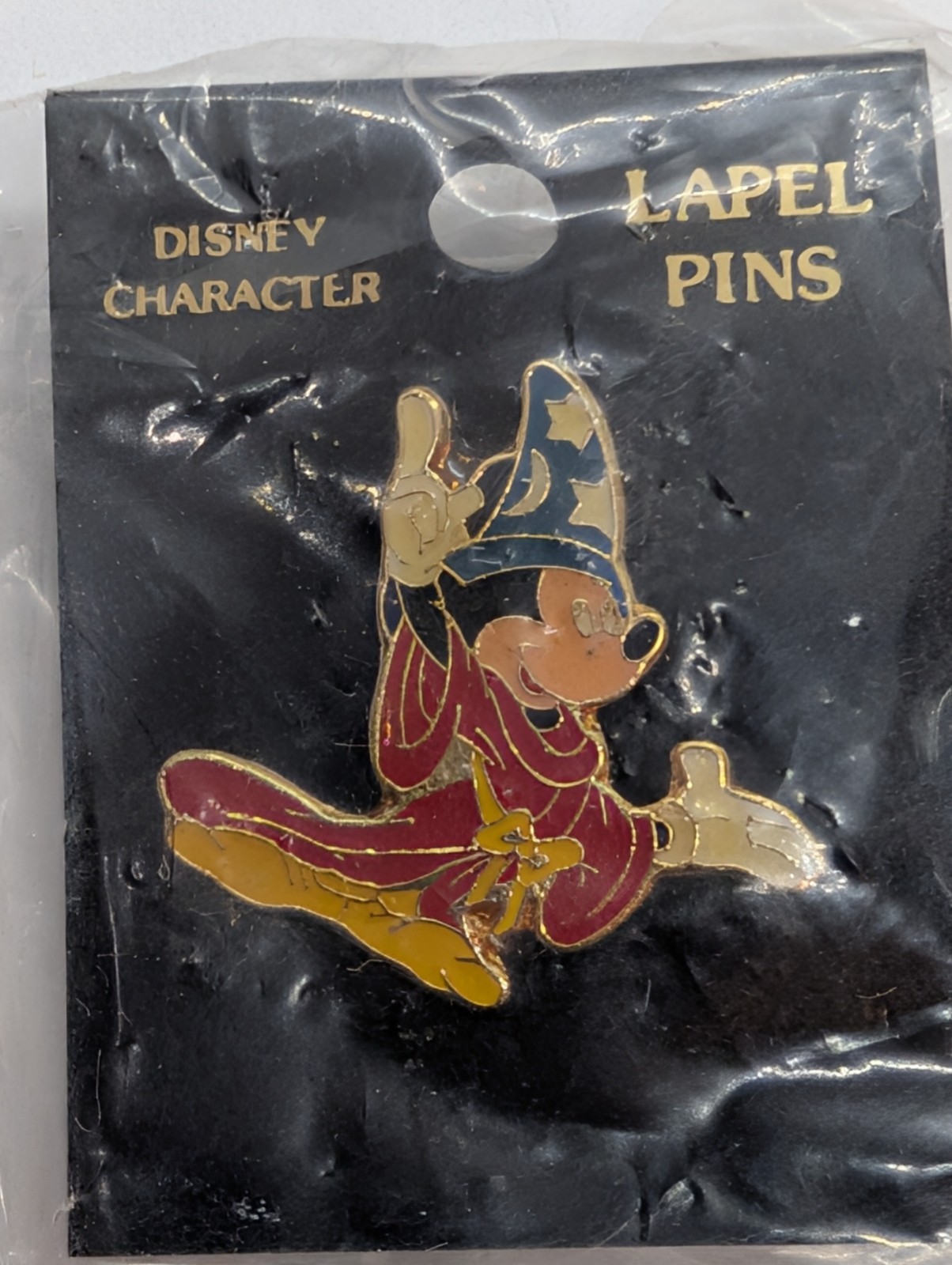 Mickey Mouse Fantasia Disney Character Lapel Pin - New In Package