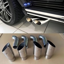Car Exhaust Muffler Pipe Tips For Mercedes Benz W464 G500 G550 G63 G Class 16-23