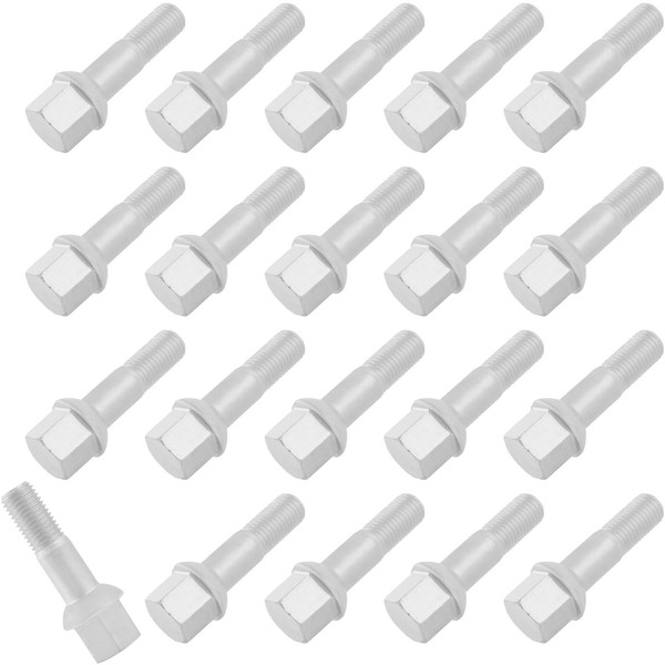 20X Tecpo Radschrauben M12X1.5 Kugelbund A/G SW17 Radbolzen FüR Alufelgen-image