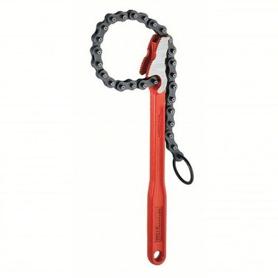 ROTHENBERGER 70235 Chain Pipe Wrench, Steel, 4'' Single End 53RF08