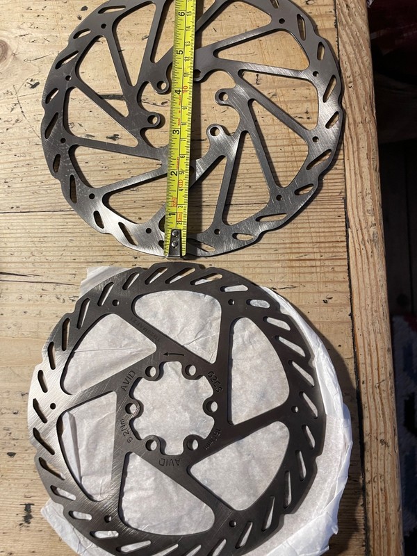 Pair Avid G2CS 160mm 6 Bolt MTB Disc Brake Rotors New SRAM