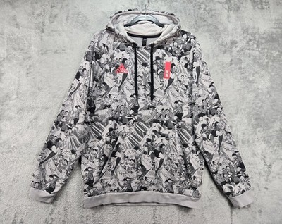 Adidas Original Captain Tsubasa Hoodie Sweatshirt GK3445 Mens Large Anime