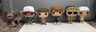 Funko Pop! Stranger Things Lot: Dustin, Eleven X2, Demo Bat, Mike, Robin