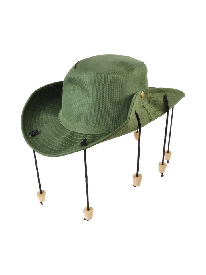 RUBIE'S Adult Mens Australian Aussie Outback Hat With Corks Fancy Dress Costume Accessor