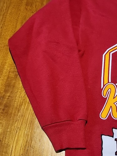 Vintage Kansas City Chiefs Pullover Large Sweater 90s NFL Sportswear Logo 7 Rare - Picture 6 of 15