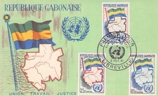 GABON - FDC 1961 UNITED NATIONS