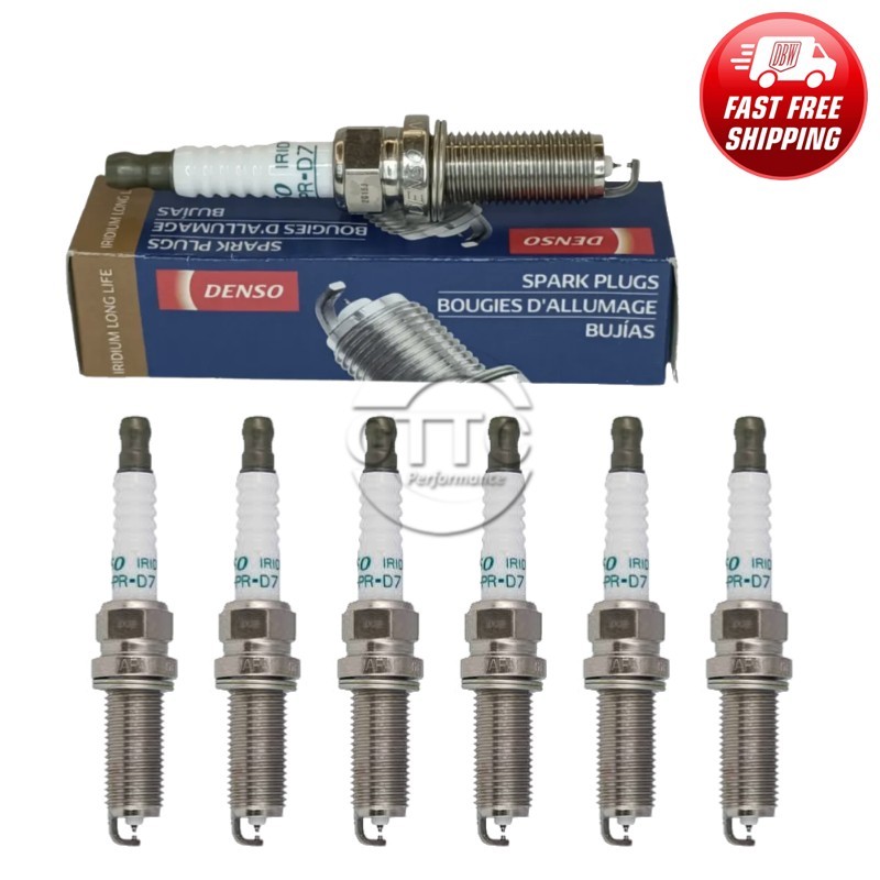 Genuine DENSO Iridium Long Life Spark Plug 6PCS for LS500 LX600/ Sequoia Tundra