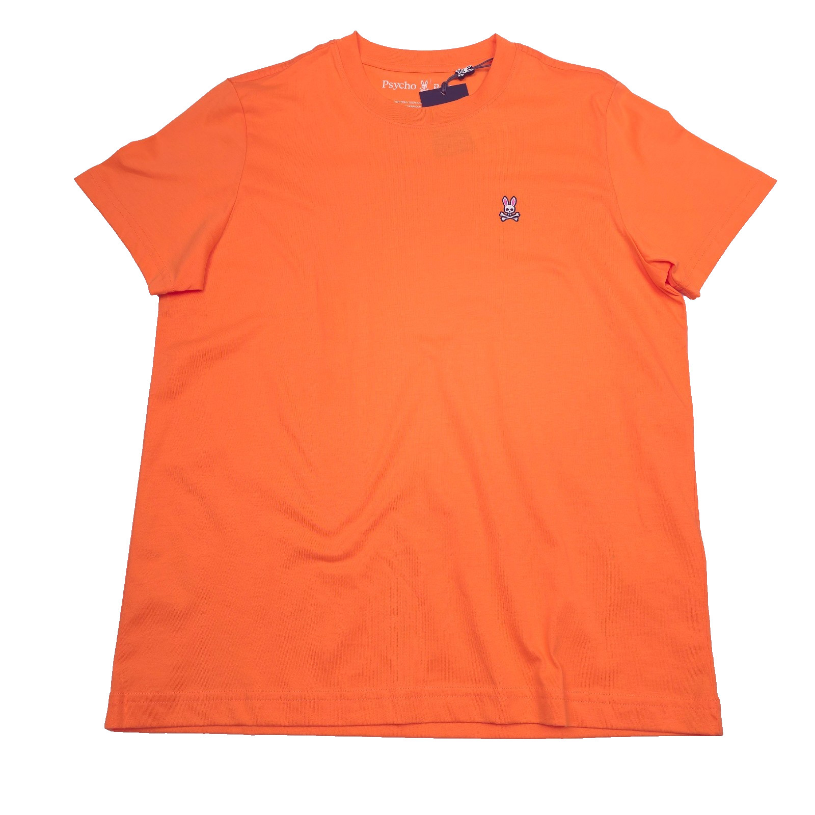 Psycho Bunny Nectarine Orange Classic Crewneck Tee T-Shirt Mens Size 4 Small 10090₽
