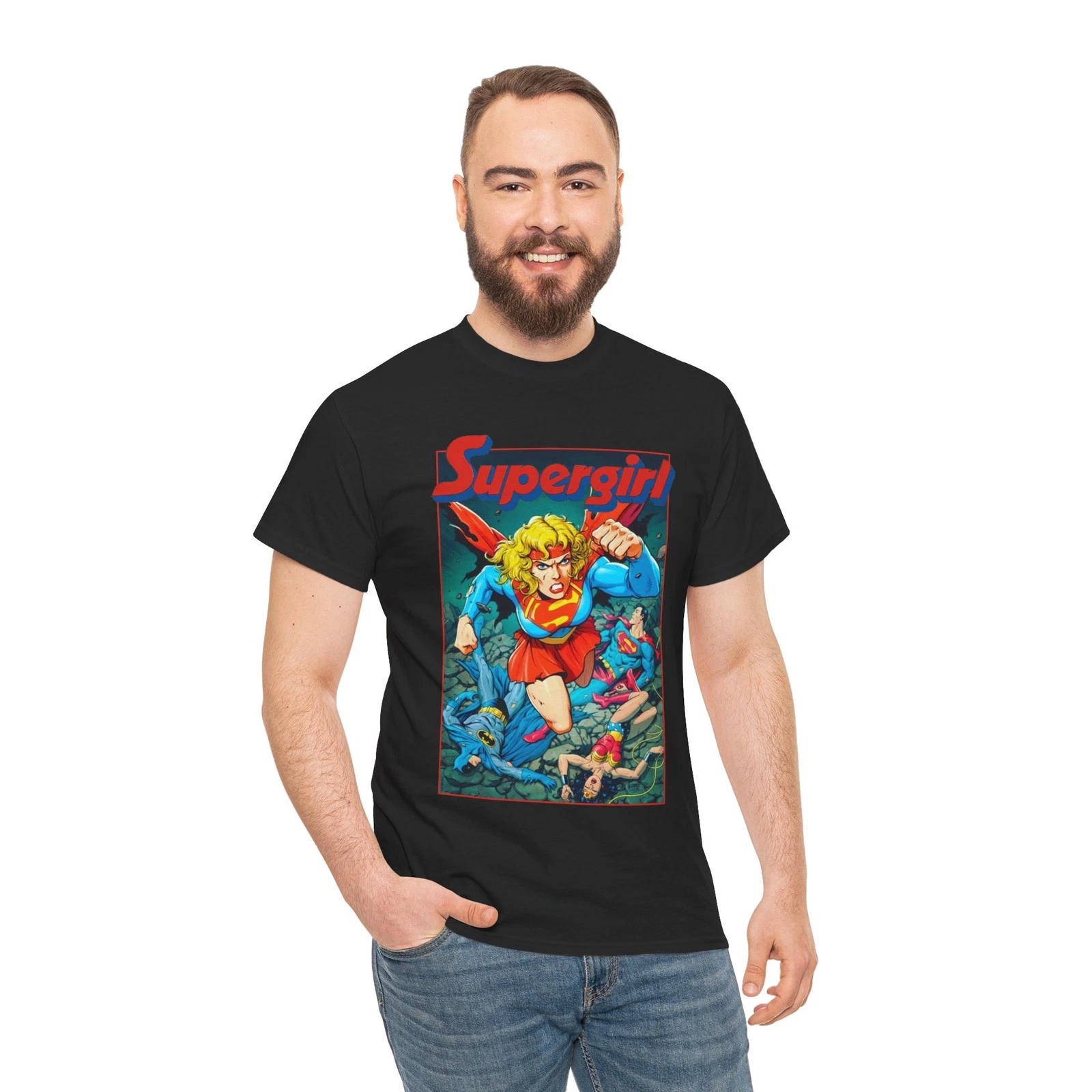Supergirl T-Shirt - Crisis on Infinite Earths - DC Comics - Tom Grummett Art
