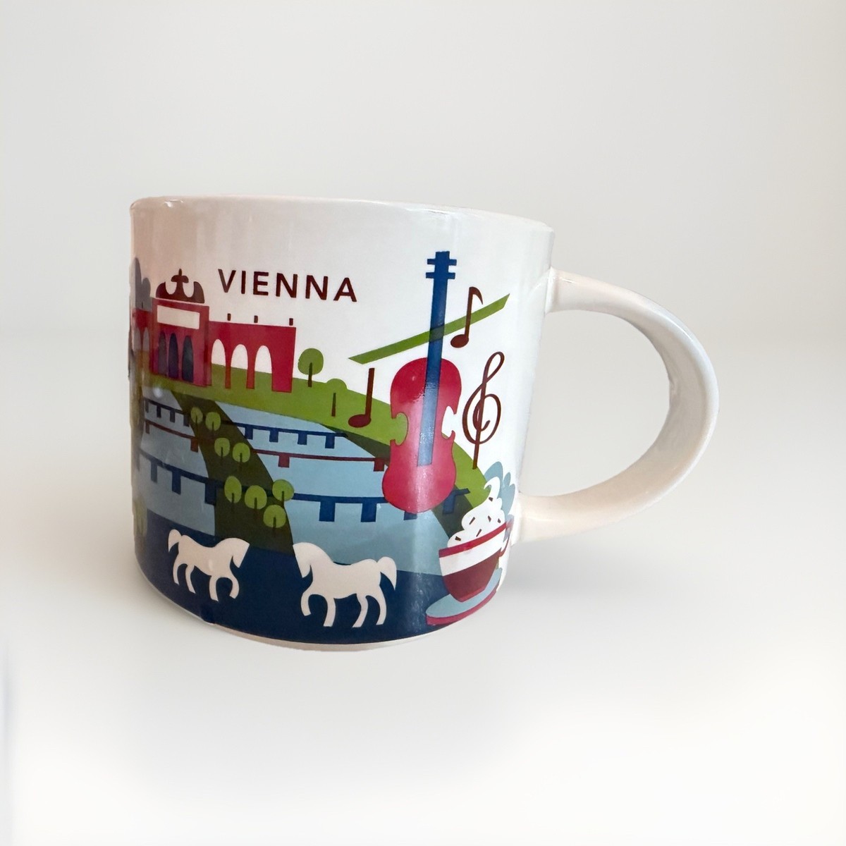 Vienna 2023 Austria Starbucks coffee Cup Mug 14oz You Are Here Collection |  eBay