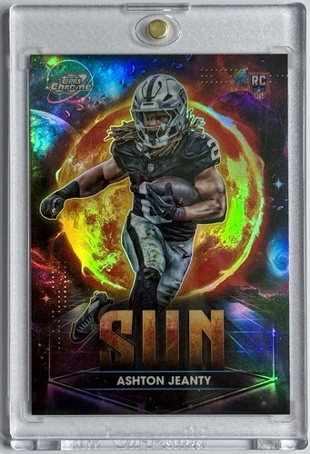 2025 Topps Cosmic Chrome Ashton Jeanty Sun (RAW)
