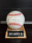 Ken Griffey Jr Autographed Rawlings Official American League Baseball w/ Display