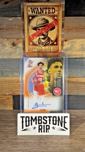 Zaccharie Risacher 2026 Topps Signature Class Basketball Orange Auto /50 TR