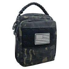 Tactical EDC Pouch, Dual Layer MOLLE Utility Pouch for Versatile Storage, Mil...