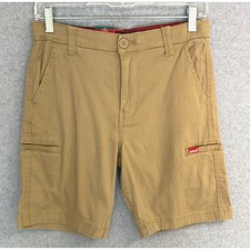 NEW Levi's Boys Cargo Shorts 14 Regular Harvest Gold Stretch Adjustable Waist