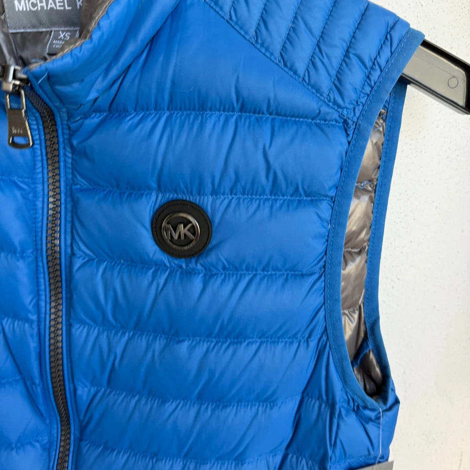 Michael Kors Men’s Puffer Vest in Sky Blue - NWT - Size XS - Lightweight - Image 2 of 4