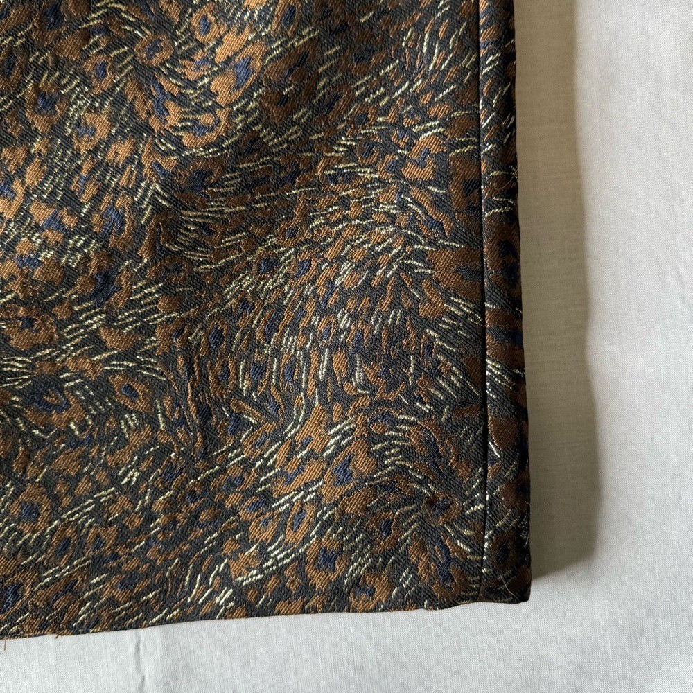 Pure Collection Brown Patterned Pencil Skirt - image 4