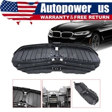 Black Front Radiator Active Grille Air Shutter W/ Motor For BMW 540i 21-23