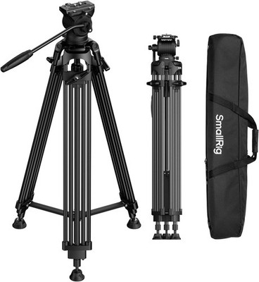 SmallRig FSD14 FreeSpeed 74'' Video Tripod 360 Fluid Head 75mm Bowl Manfrotto