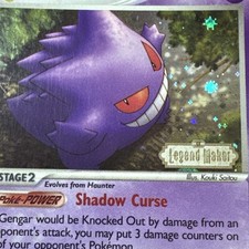 Gengar 5/92 Legend Maker Reverse Holo Stamped on eBay