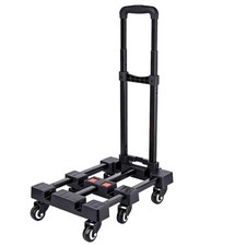 Carro de plataforma con mango telescópico telescópico plegable carro de plataforma plano