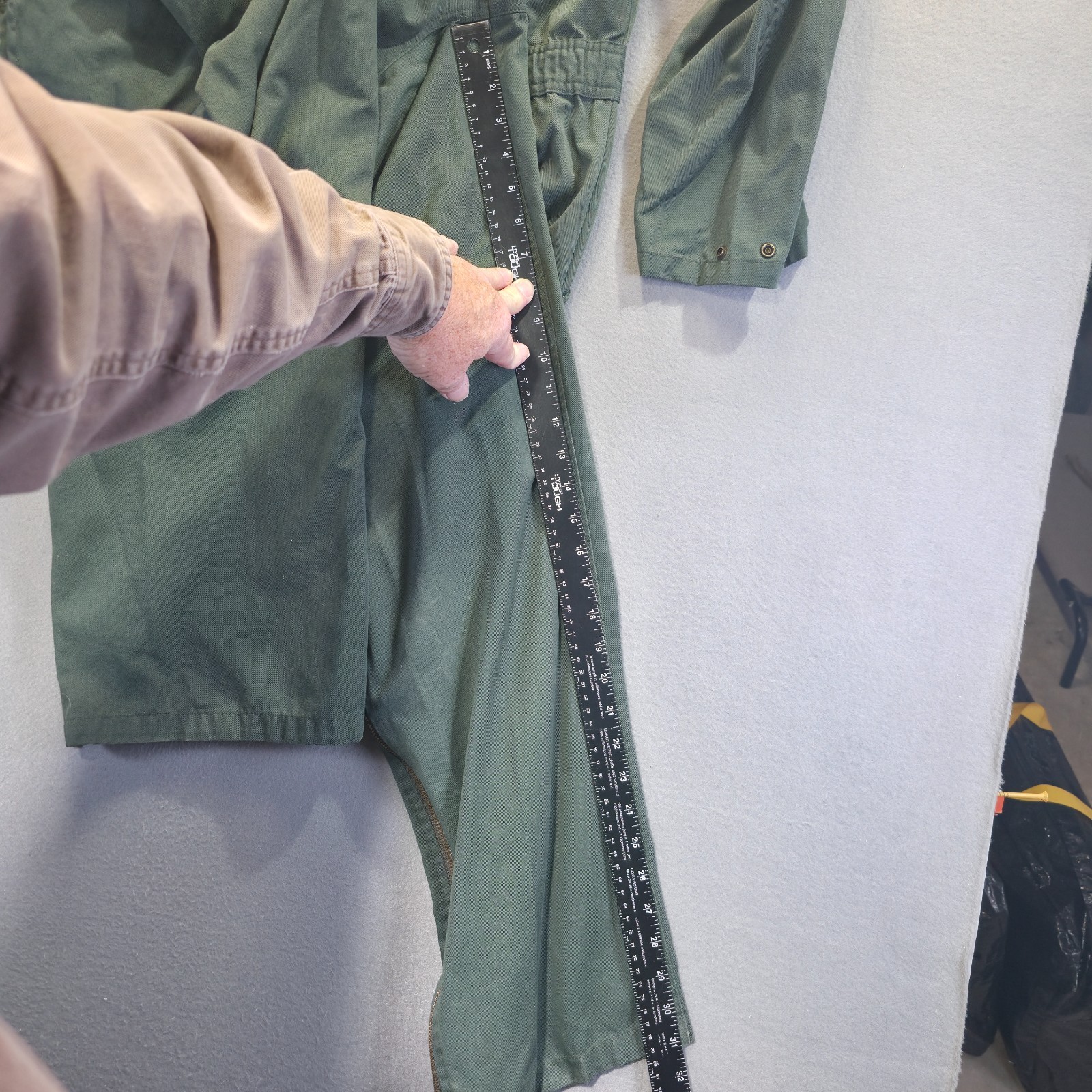 Vintage USA Works by Sapko Men's Green Coveralls Size 42 Tall