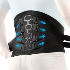 Copper Fit X-Back Brace For Lower Back Pain, Lumbar Support Adjustable Corrector