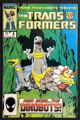 1985 Marvel Comics The Transformers #8 1st App of Dinobots