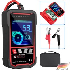 Auto Batterietester Prüfgerät 12/24V Digital LCD Anzeige Batterieprüfer Tragbar