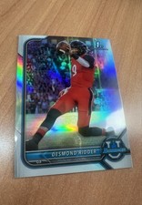 2021-22 Bowman University - Desmond Ridder #49 Chrome Refractor 1st (RC) CIN GB