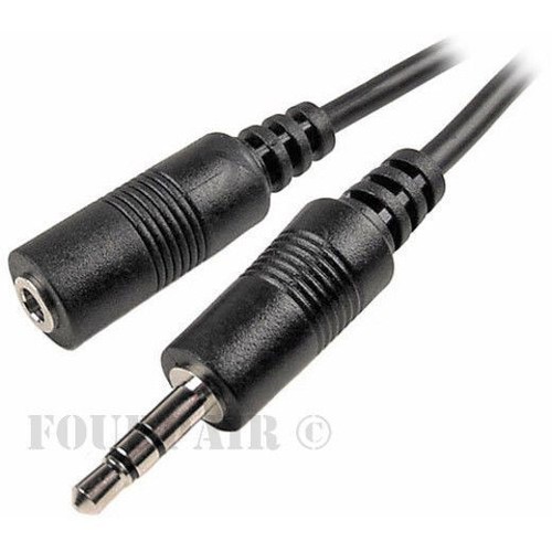 5 Pack Lot - 15ft 3.5mm Stereo Audio Extension Cable Male to Female M/F MP3 1/8" - Picture 2 of 2