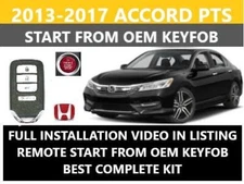 Plug and Play Remote Start Fits 2013-2017 Honda Accord Push-To-Start