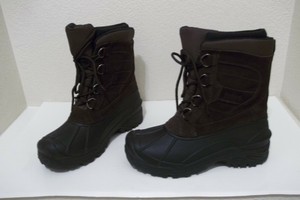 totes surface men's water resistant winter duck boots