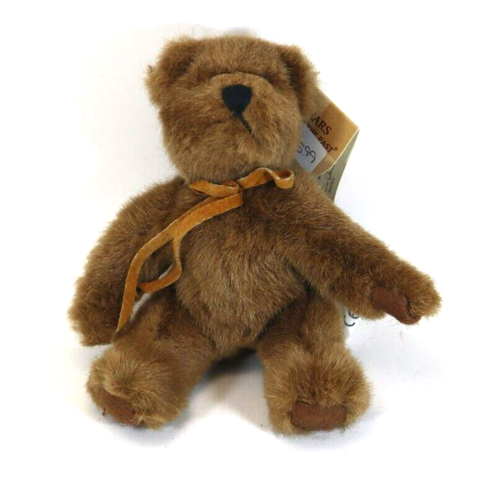 BBOT small Bears from the Past brown PLUSH TEDDY BEAR Russ Berrie vintage 1796 - Picture 2 of 11