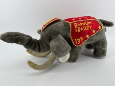 Ringling Bros Barnum Bailey 131st Edition Elephant Plush Red Gold Circus Collect