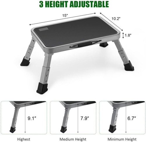 Multi-Purpose Foldable Step Stool - Sturdy & Durable - 150 Kg/330 Lbs Capacity - Picture 4 of 9