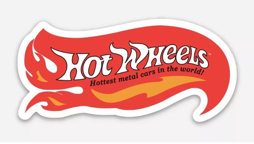 Hot Wheels Logo Decal Sticker 