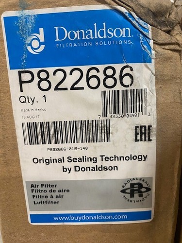 2 Quantity of Donaldson P822686 Air Filters (2 Quantity) - Picture 2 of 5