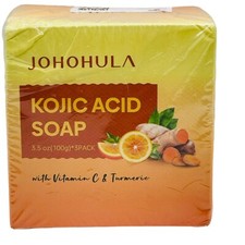 Kojic Acid Dark Spot Remover Soap Bars - for Face and Body, - 3X, exp: 9/17/26