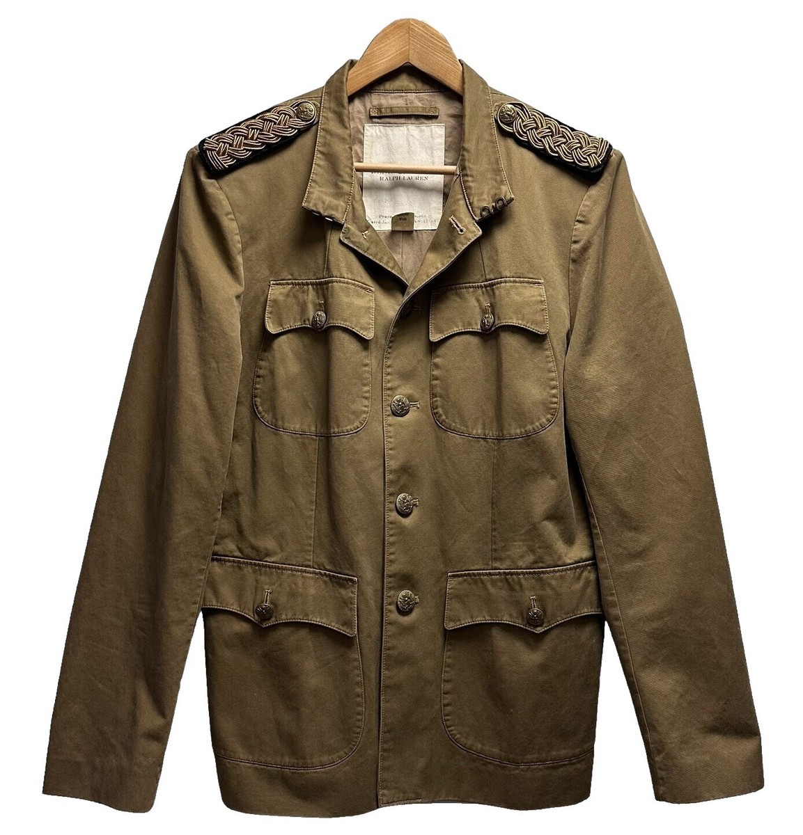 POLO DENIM & SUPPLY ミリタリージャケット M ベージュ Denim & Supply Ralph Lauren Military Jackets for Men for