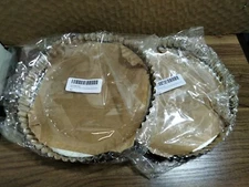 Norpro 9.5" Quiche Tart Pan with Removable Base Silver set of 2