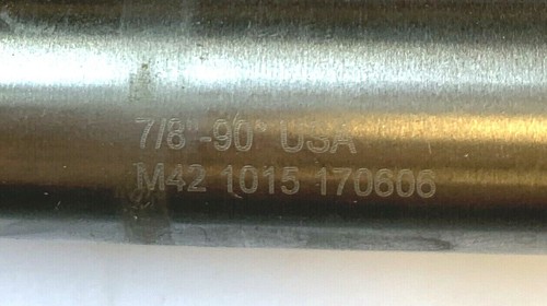 7/8" 90 DEG UNCOATED COBALT MARXMAN MILL DRILL MORSE #44631 USA - Picture 4 of 8