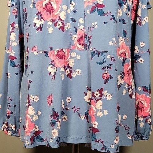 NWOT Studio by Denim & Co. Long Sleeve Pullover Top Sz XL - Imagen 6 de 14