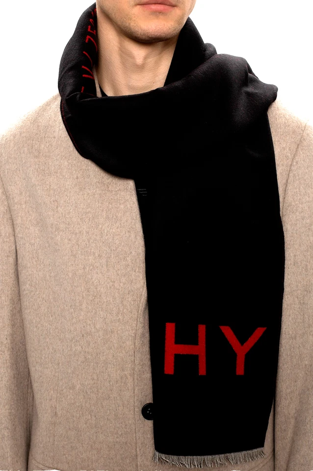 Givenchy Wool Silk 4G Scarf Mufflers Stole Shawl Unisex 35x180 - Image 2 of 4