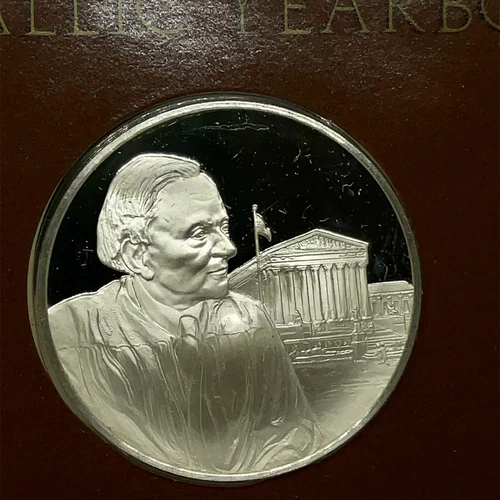 Sterling Silver Proof 1975 Medallic Yearbook Limited Edition William Douglass